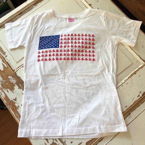 red sox american flag shirt